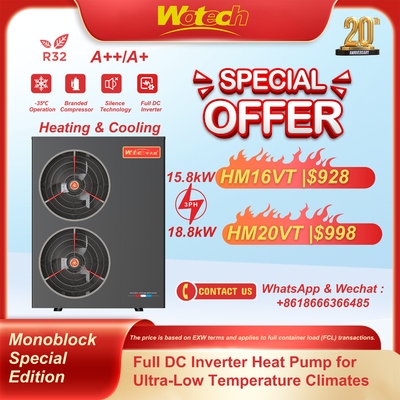 kupować Inwerterowa pompa ciepła 380V R32 Monoblock Special Edition do ogrzewania i chłodzenia -35℃ produkcja online