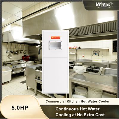 kupować R410a 5 HP Commercial Kitchen High Temperature Hot Water Cooling Unit produkcja online