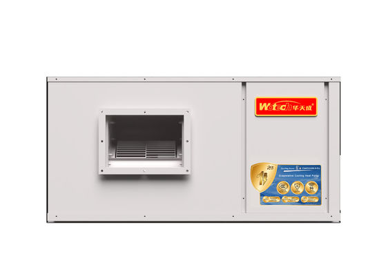 Pompy cieplne chłodzące wyparujące typu ceiling duct dla magazynów supermarketów, podziemnych garaży